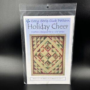 Cozy Strip Club Pattern Holiday Cheer By Cozy Quilt Designs Throw Full Queen